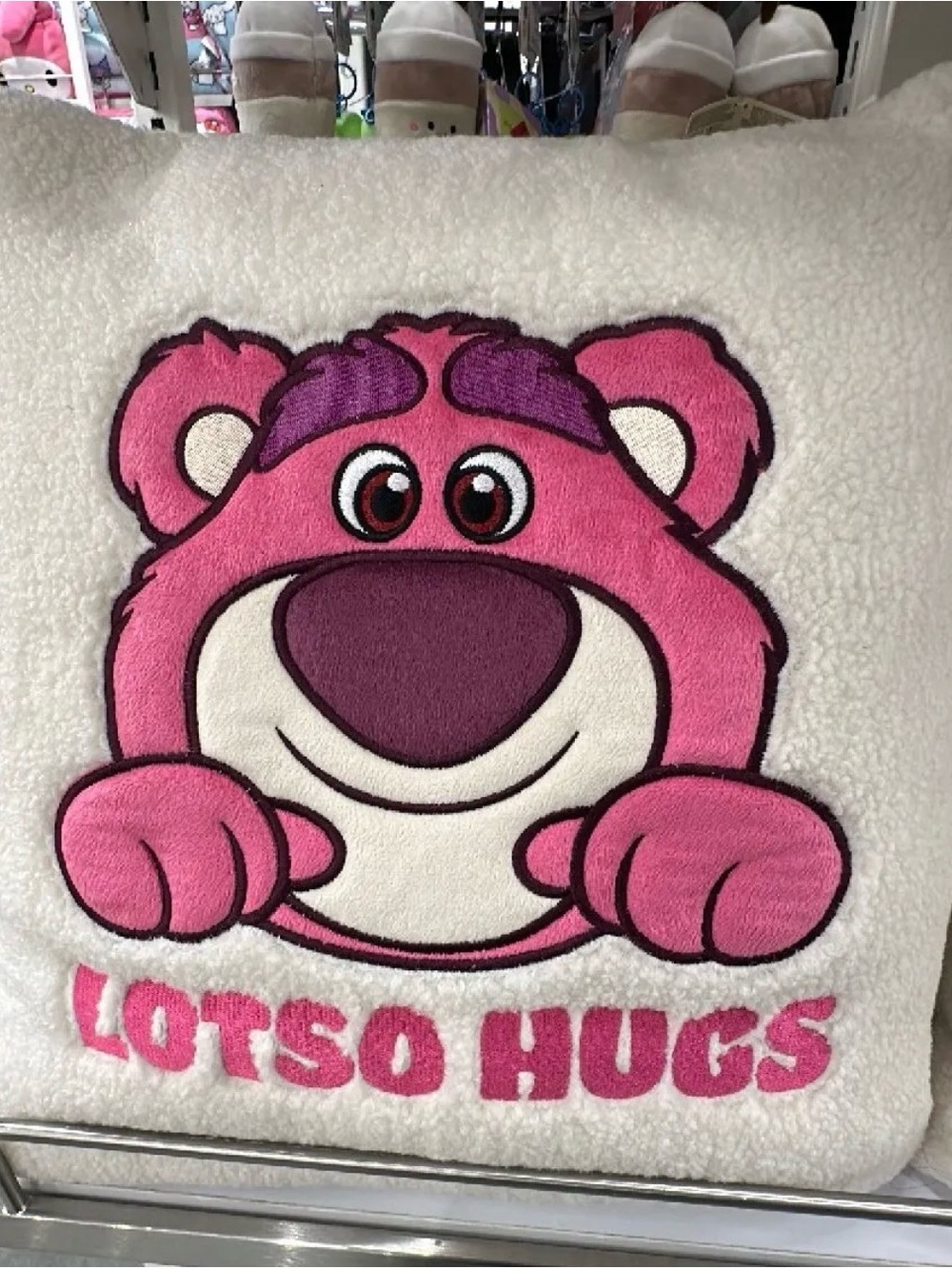 LotsO Hugs Pink Plush Bear Pillows (set of 2)